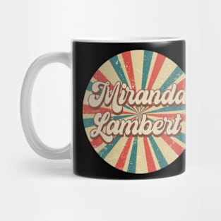 Circle Design Miranda Proud Name Birthday 70s 80s 90s Mug